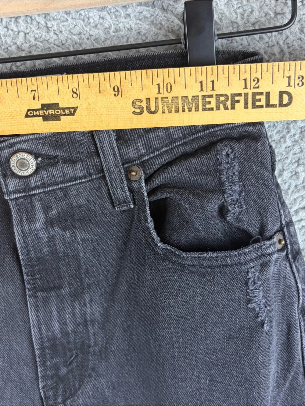 Abercrombie & Fitch 90’s Straight Ultra High-rise Curve Love Size 24/00